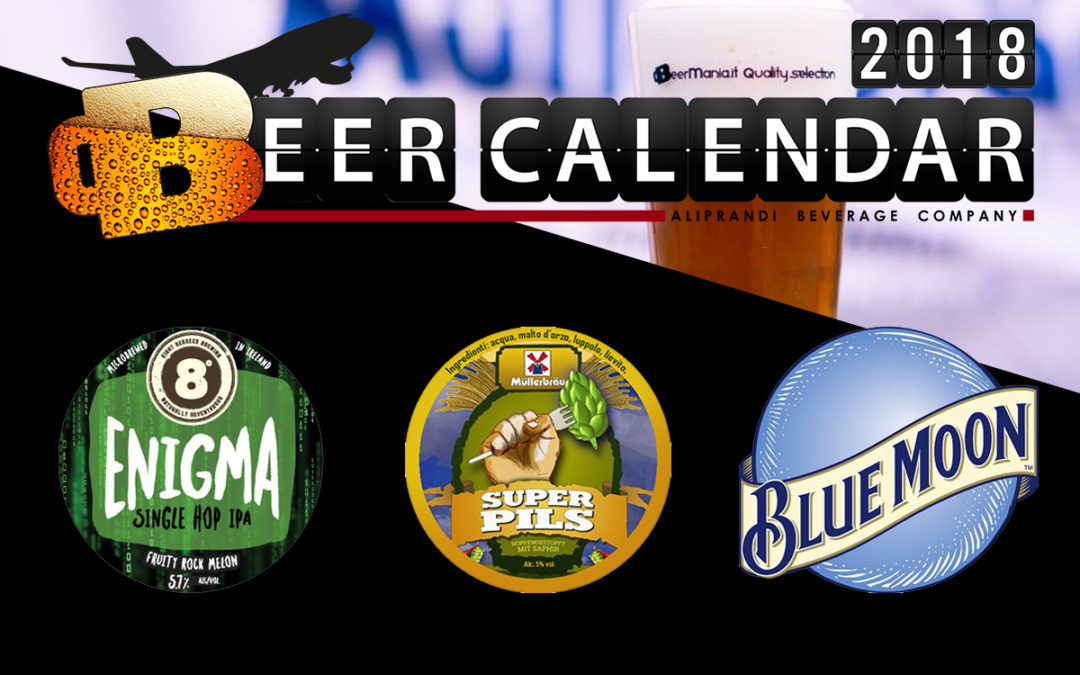 BEER CALENDAR 2018: OGNI MESE UNA BIRRA NUOVA